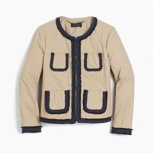 Quilted safari jacket - JCREW